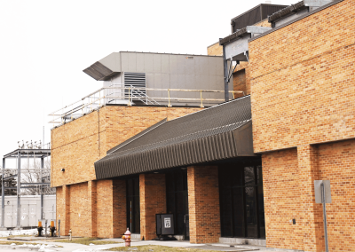 Rooftop air handler installed to help with internal climate