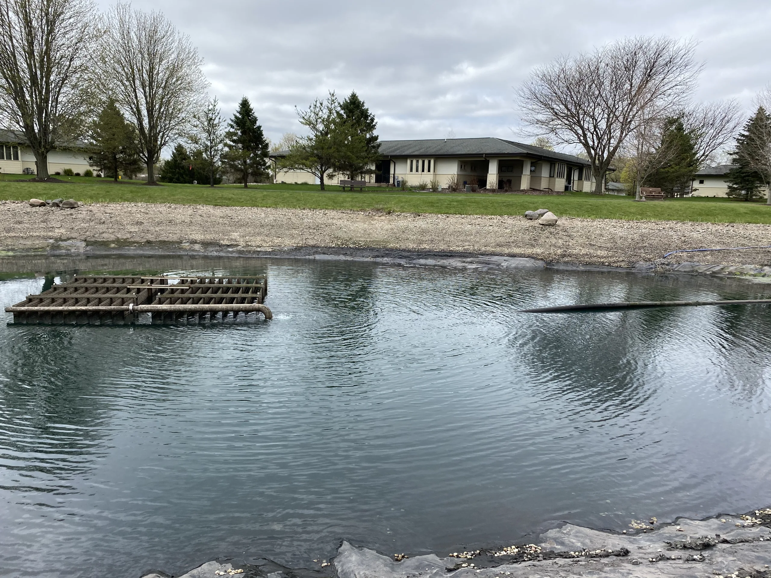 Geothermal Pond Installation