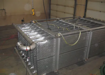 Undersized Pond Geothermal Heat Exchanger