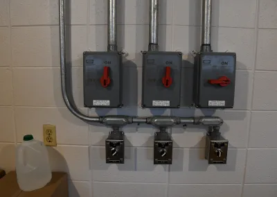 Blower Switches at a waste water treatment plant