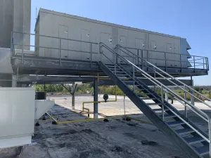 Air handler for industrial operations